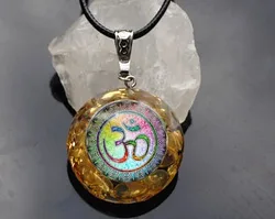 Новое поступление подвеска Ом из оргонита оптовая продажа натурального оптом