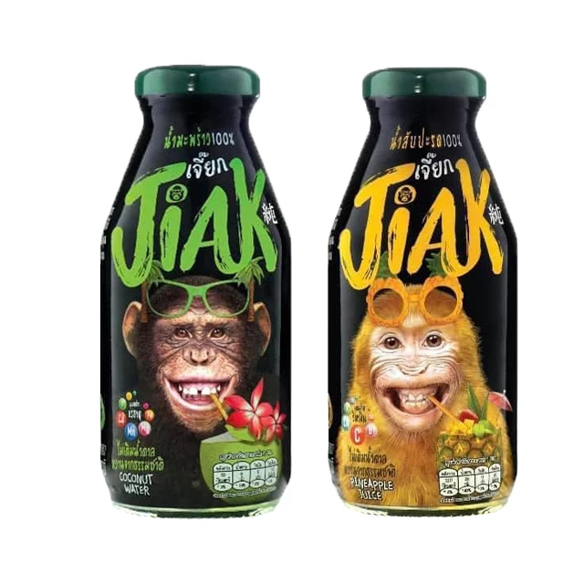 Coconut Water and Pineapple Juice 100% Natural Thai Beverage with Vitamin C, Vitamin B, High Calcium and No sugar