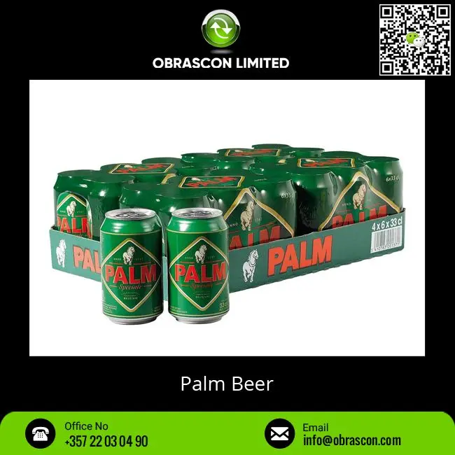 Пастеризированный спиртовой лагер IFS и сертифицированный ISO со светлым цветом 5% пиво ладони по низкой рыночной цене