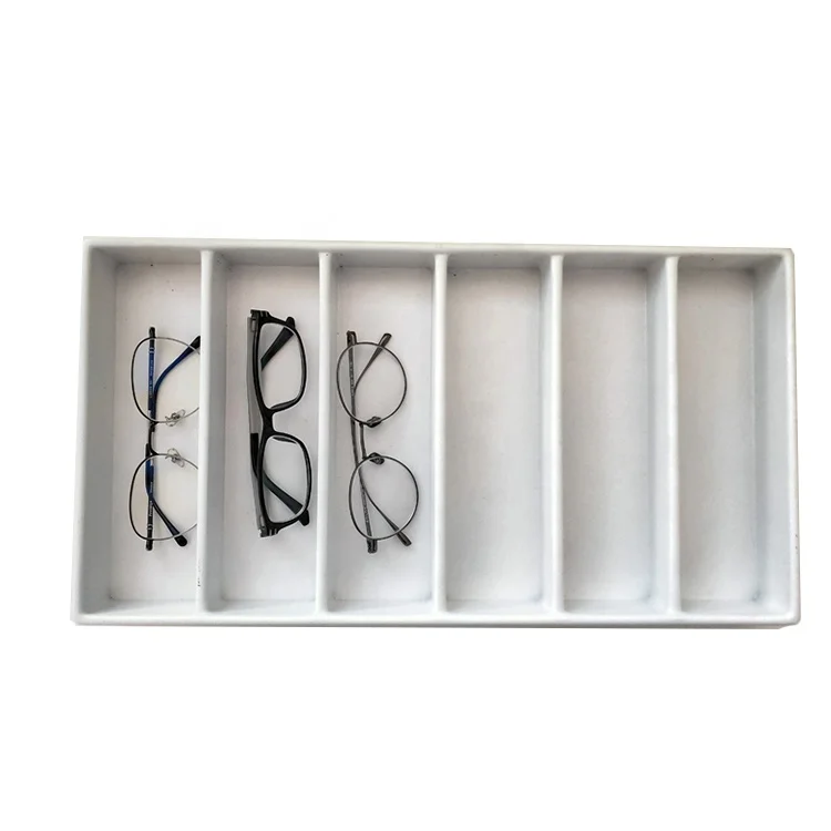 Spot wholesale 12 glasses sales plate high grade sunglasses storage display tray