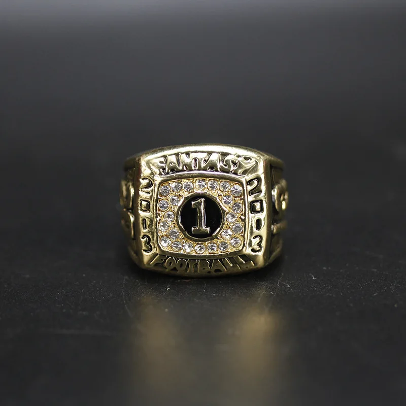 2013 fantasy football championship ring Europe and America popular memorial nostalgic classic ring
