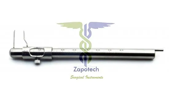 Dental Micro Boley Gauge Material Thickness Teeth Size Measuring Stainless Steel