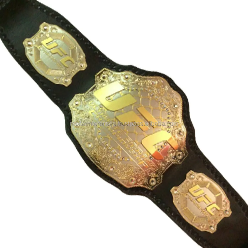 Manufacturer Professional Custom Champion Belt Heavy Duty Big Metal Leather Wrestling Boxing Martial Arts WWF Championship 2022