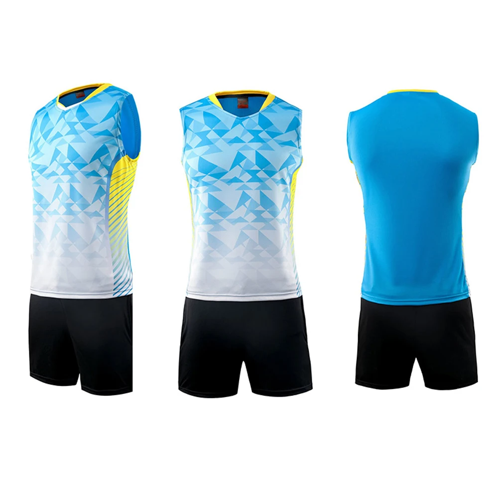 
Wholesale Sportswear Designer Sleeveless Uniform Sublimation Beach Volleyball Jersey With Team Logo 