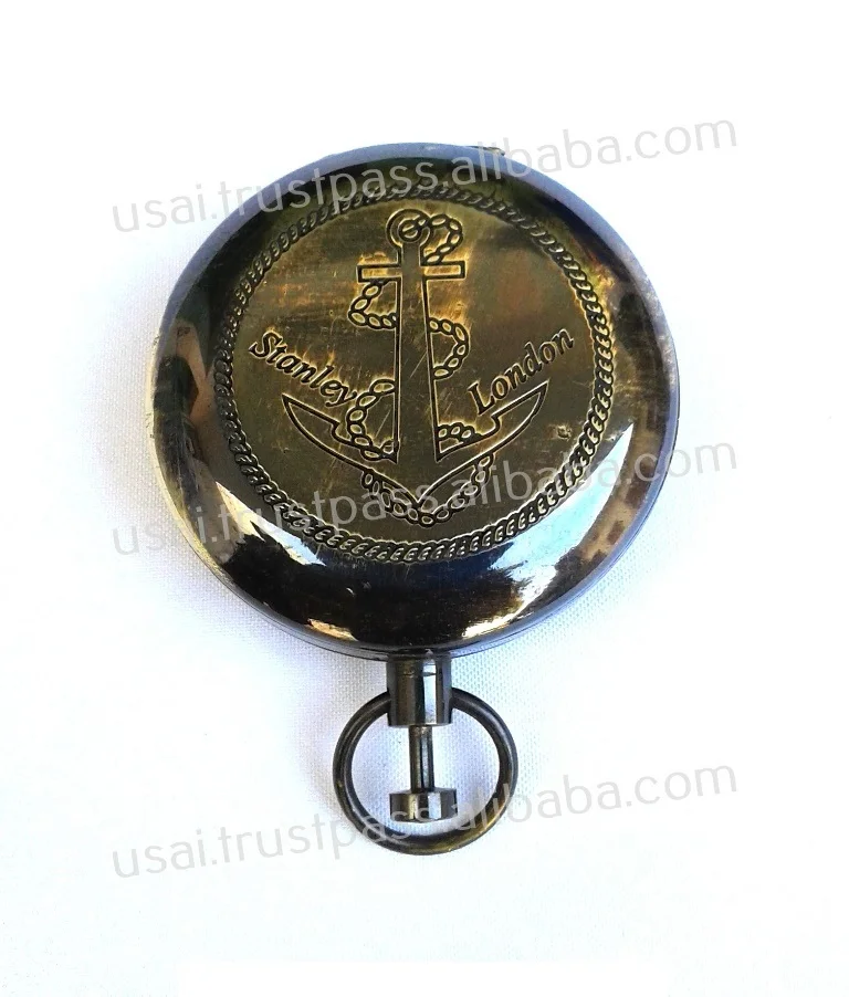 Античный морской латунный компас коллекционный солнечный Высококачественная продукция