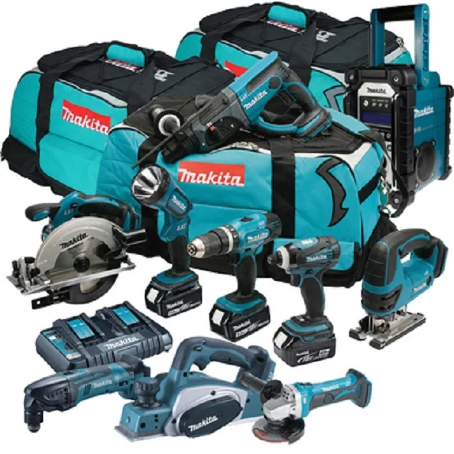 
15 Pieces Set Makitas LXT Lithiu-ion 18 Volt Cordless Combo Kits For Sale 