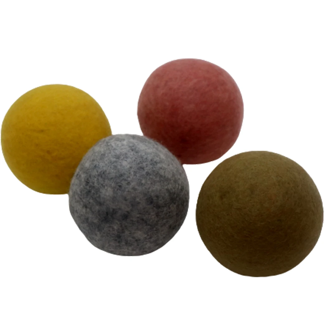 Eco-Friendly Natural Softener Handmade 100% natural colorful Wool Dryer Balls loose