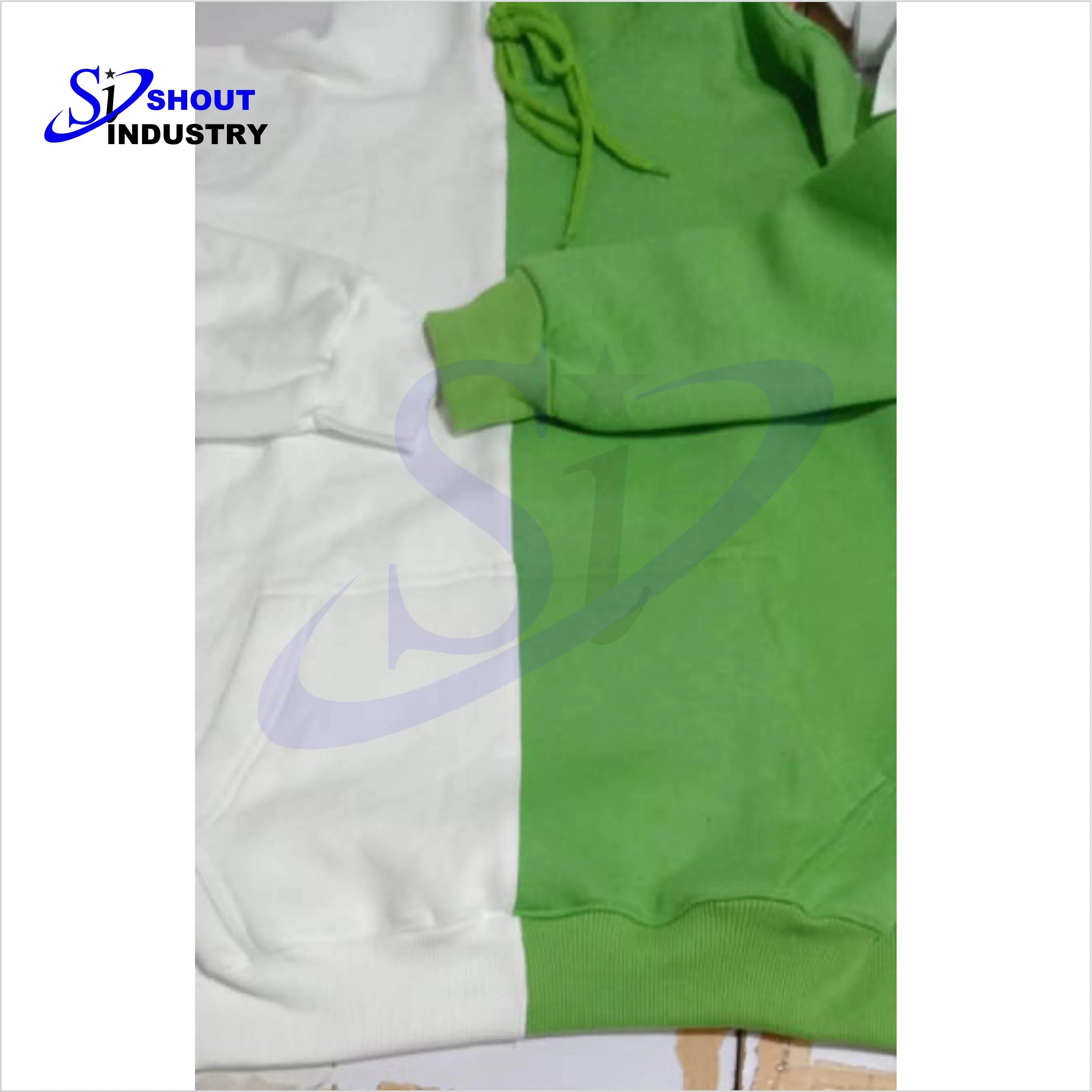Wholesale blank colorful hoodie with silk lined hood plain men pullover hooded sweatshirts custom satin lined hoodies
