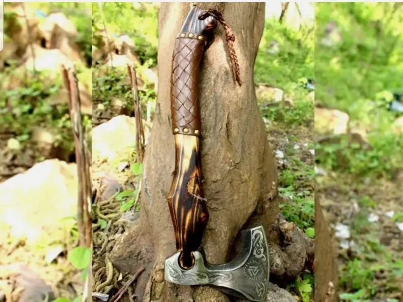 Изготовленный На Заказ кованый топор викингов