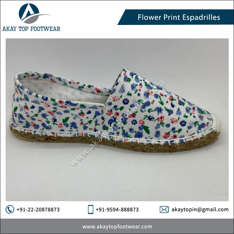 Эспадрильи с цветочным принтом для мужчин и женщин по доступной цене