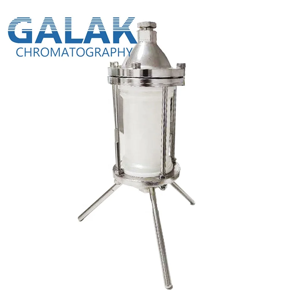 Protein Purification Low Medium Pressure Liquid Chromatography 26mm Single-layer Glass Column