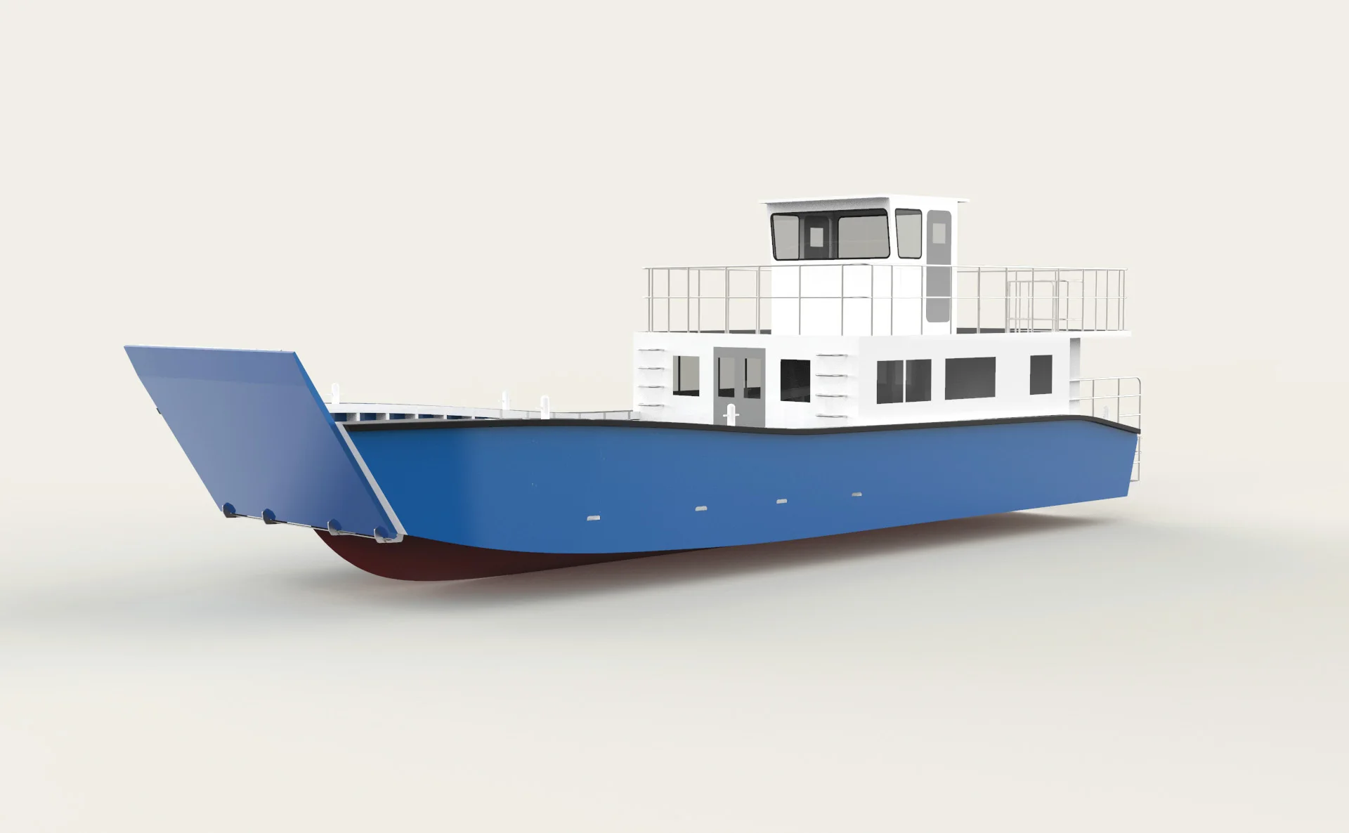 15m multi purpose landing craft 40 passengers and 12 tons loading capacity for sale Kiribati