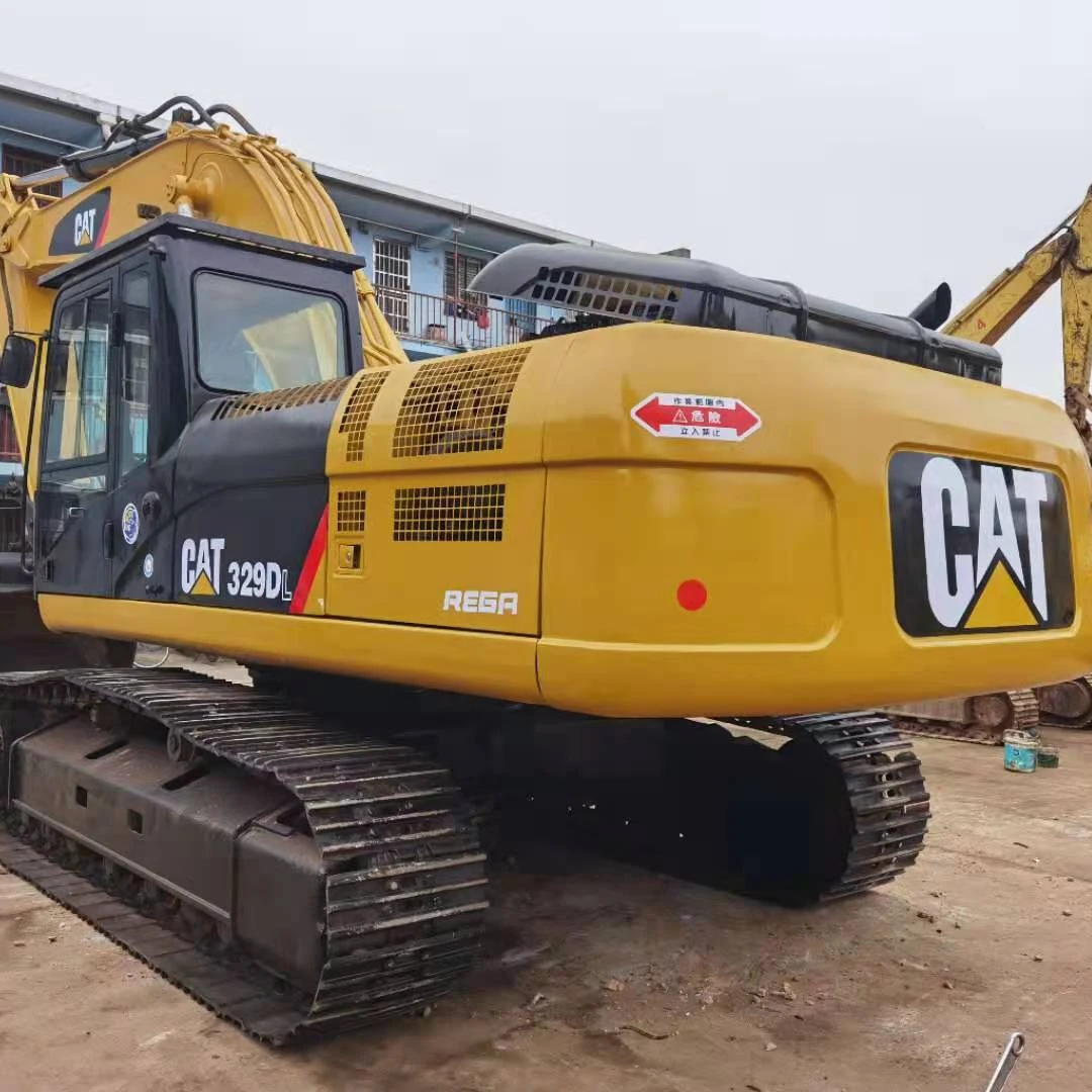 Used Caterpillar CAT329DL hydraulic excavator with good work performance