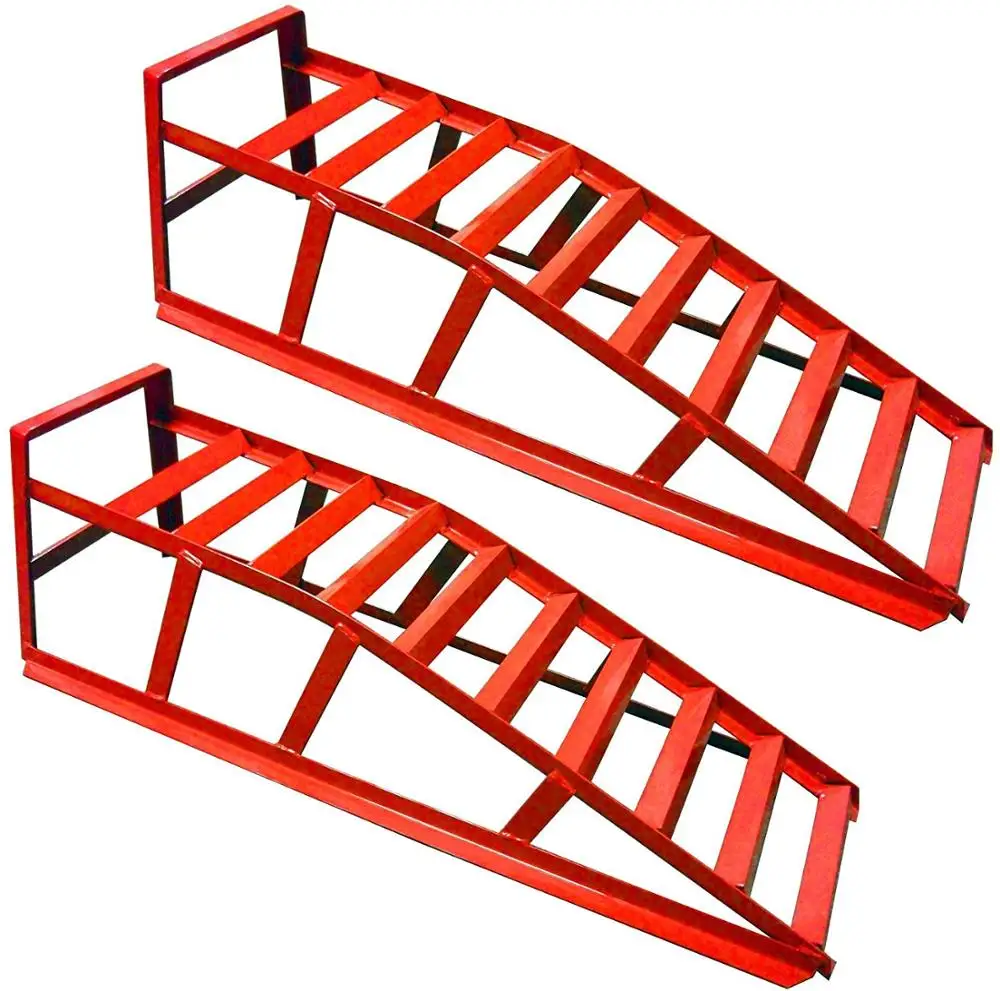 Heavy Duty 2Ton Extra Wide Car Vehicle Maintenance Metal Ramps
