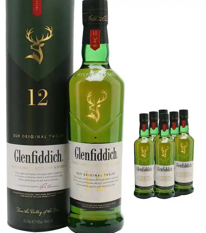 Best Selling Glenfiddich 12 Year Old Single Malt Scotch Whisky Glenfiddich Distillery Whiskey In Stock