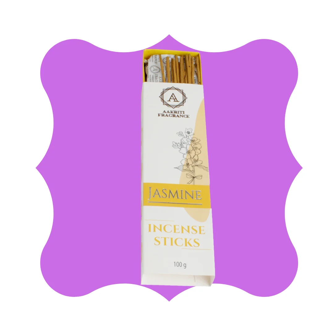 Standard Quality Home Fragrance Jasmine Incense Sticks for Meditation Healing Available at Affordable Price