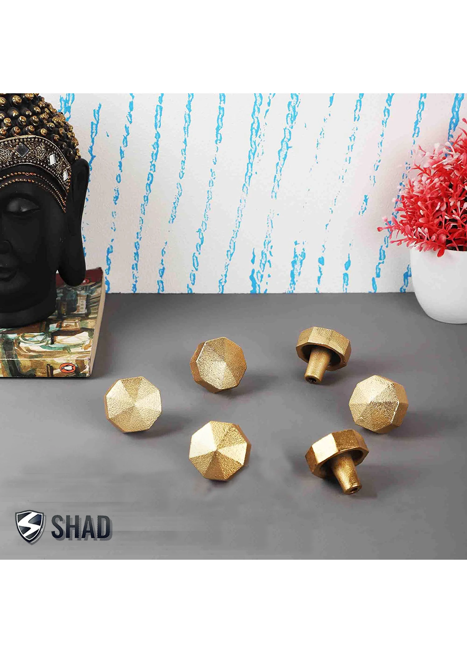  Современная многоугольная спиральная латунная ручка для шкафов ящиков и буфетов