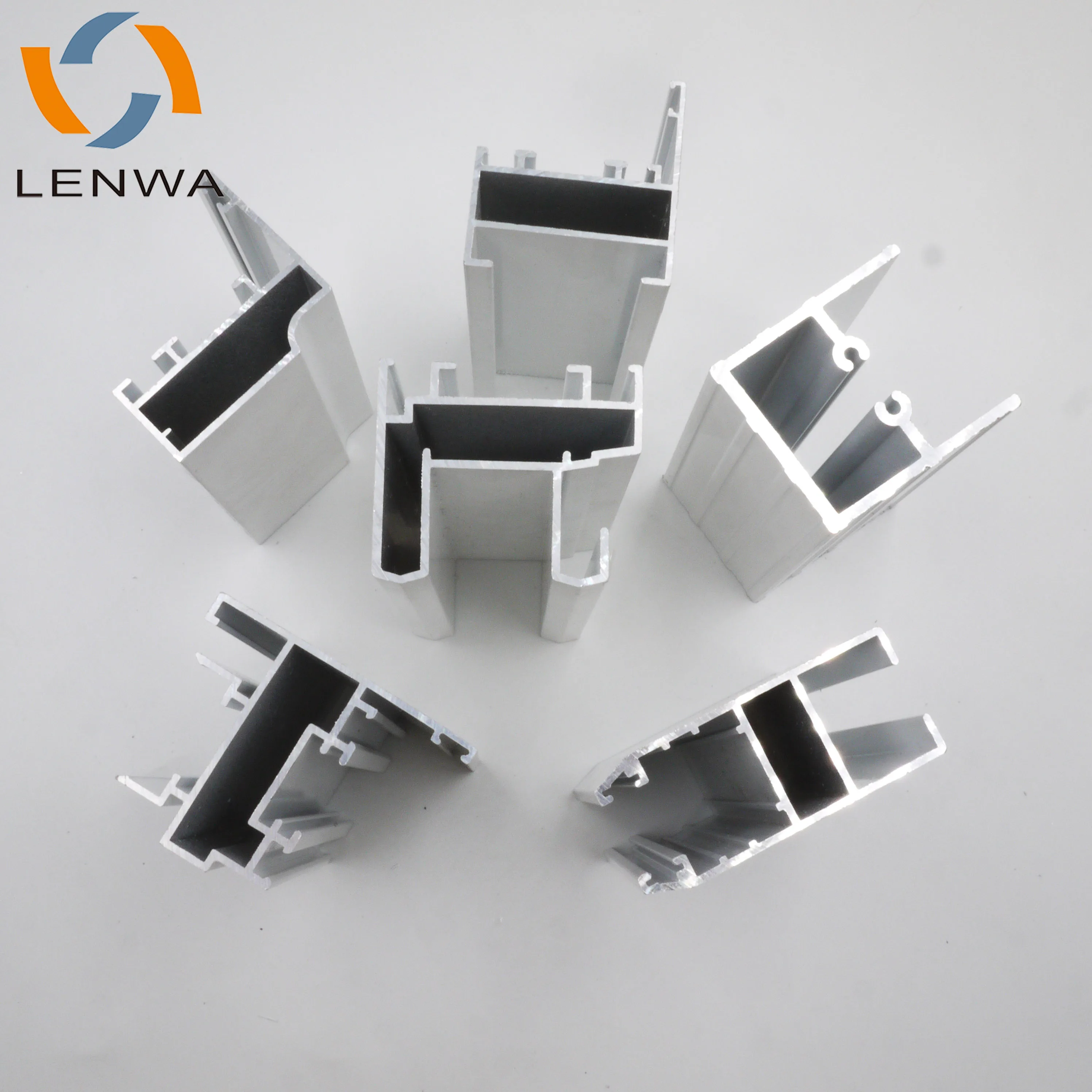 Lenwa Aluminium Factory offer Ethiopia aluminum window profiles powder coated  by frame