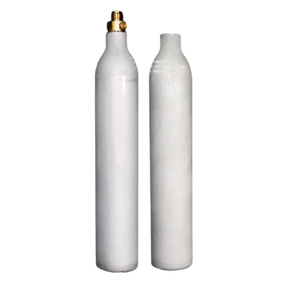 425g 0.6l refilled co2 tank soda machine carbon dioxide cylinder with valve