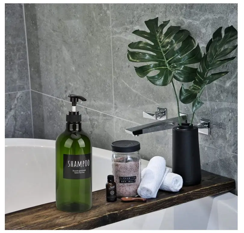 1000ml Segbeauty Pump Bottles For Shampoo and Conditioner Liquid Soap Dispenser For Body Soap Press Shower Dispenser