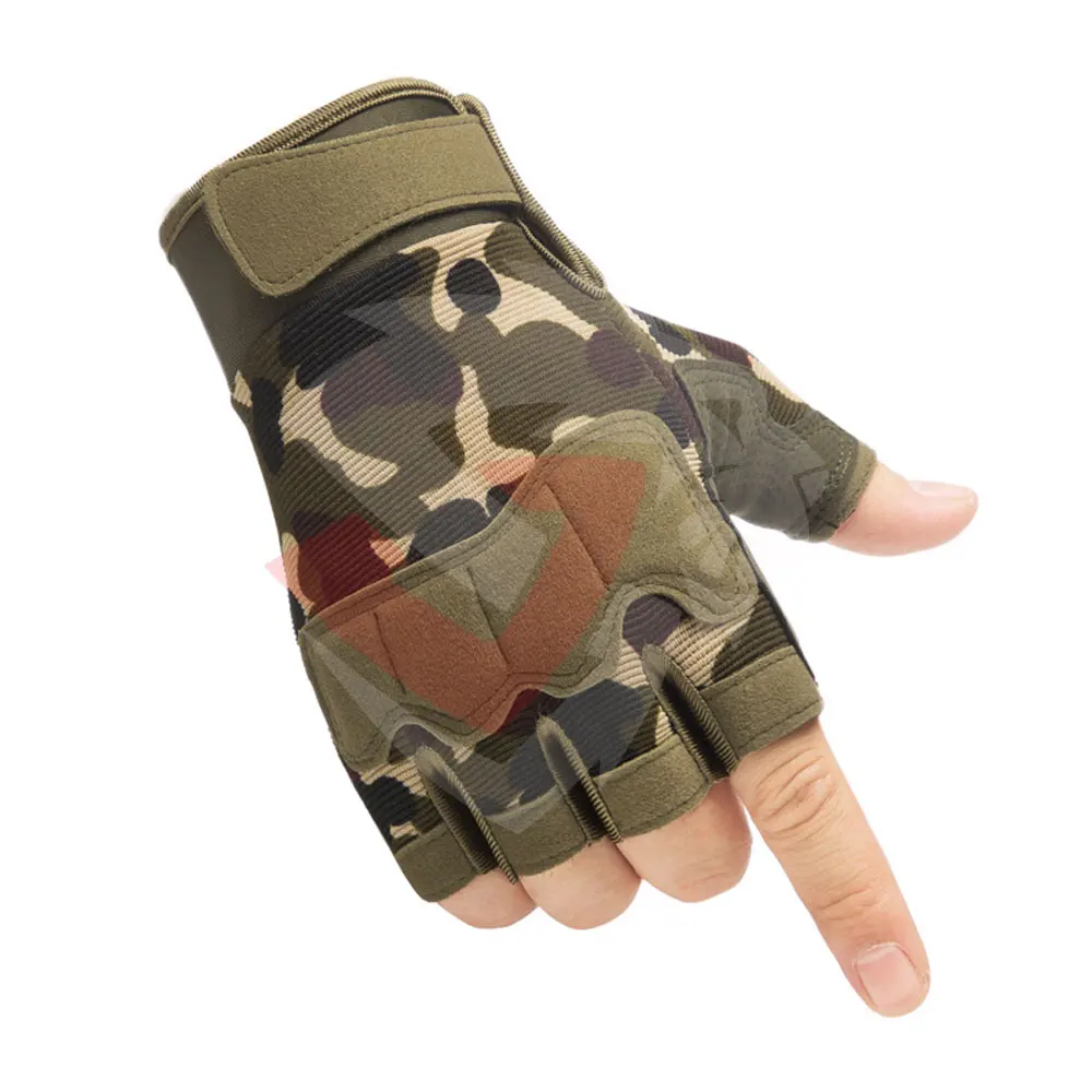 Удобные механические тактические и охотничьи перчатки из дышащего материала