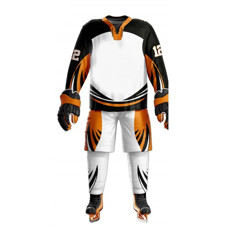 Сублимационная форма для хоккея с шайбой от производителя, удобная и дышащая форма для хоккея с шайбой