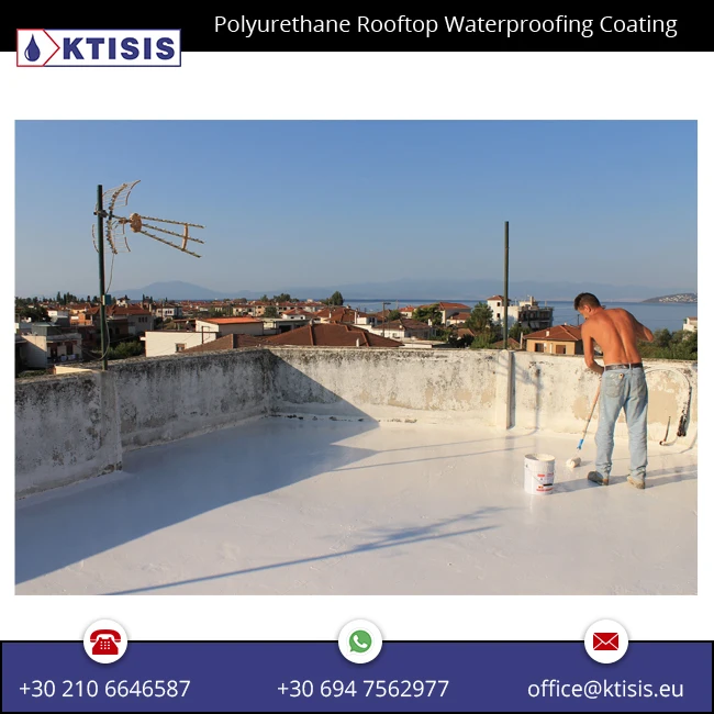 
Resistant to Ponding Water and Freezing Temperatures Polyurethane Waterproofing Coating for Roof 
