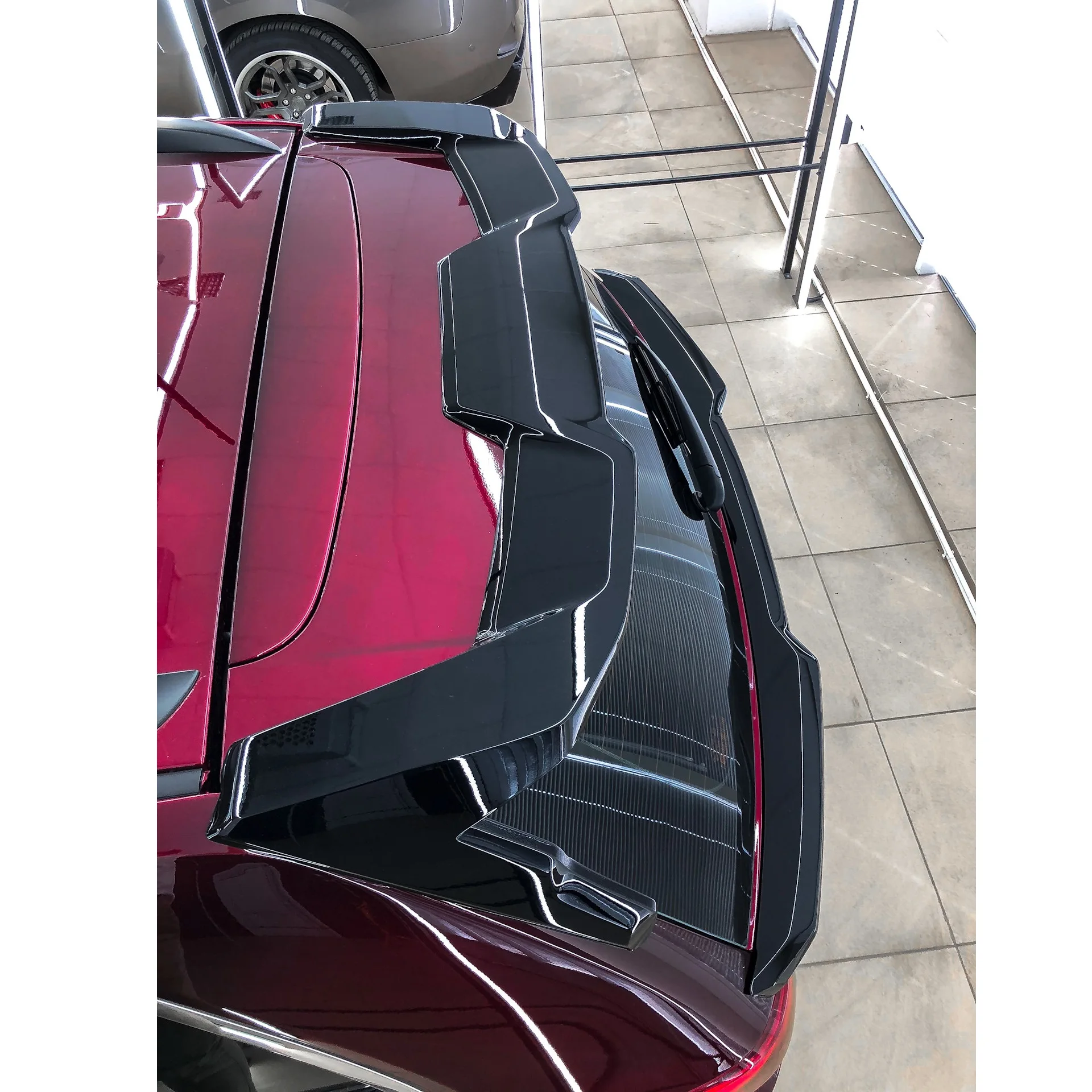 
 Автомобильный комплект заднего спойлера из стекловолокна титана SUV Cherokee  