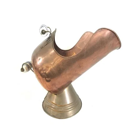 Superior Quality Copper Coal Basket With Brass Handle For Outdoor And Indoor Usage Fireplaces Coal Bucket At Cheap Prices