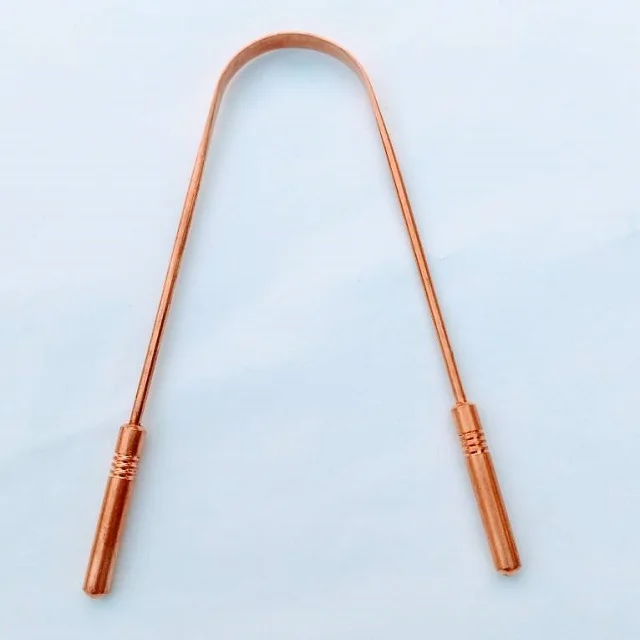 High Quality Copper U Shape Tongue Scraper Cleaner Oral Care Product