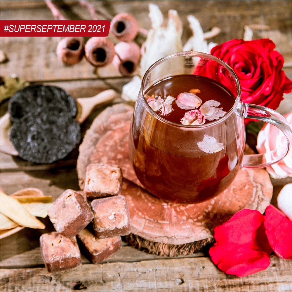 Private Label Black Natural Sugar Rose And Siwu  Drink Can Be Used For Direct Brewing