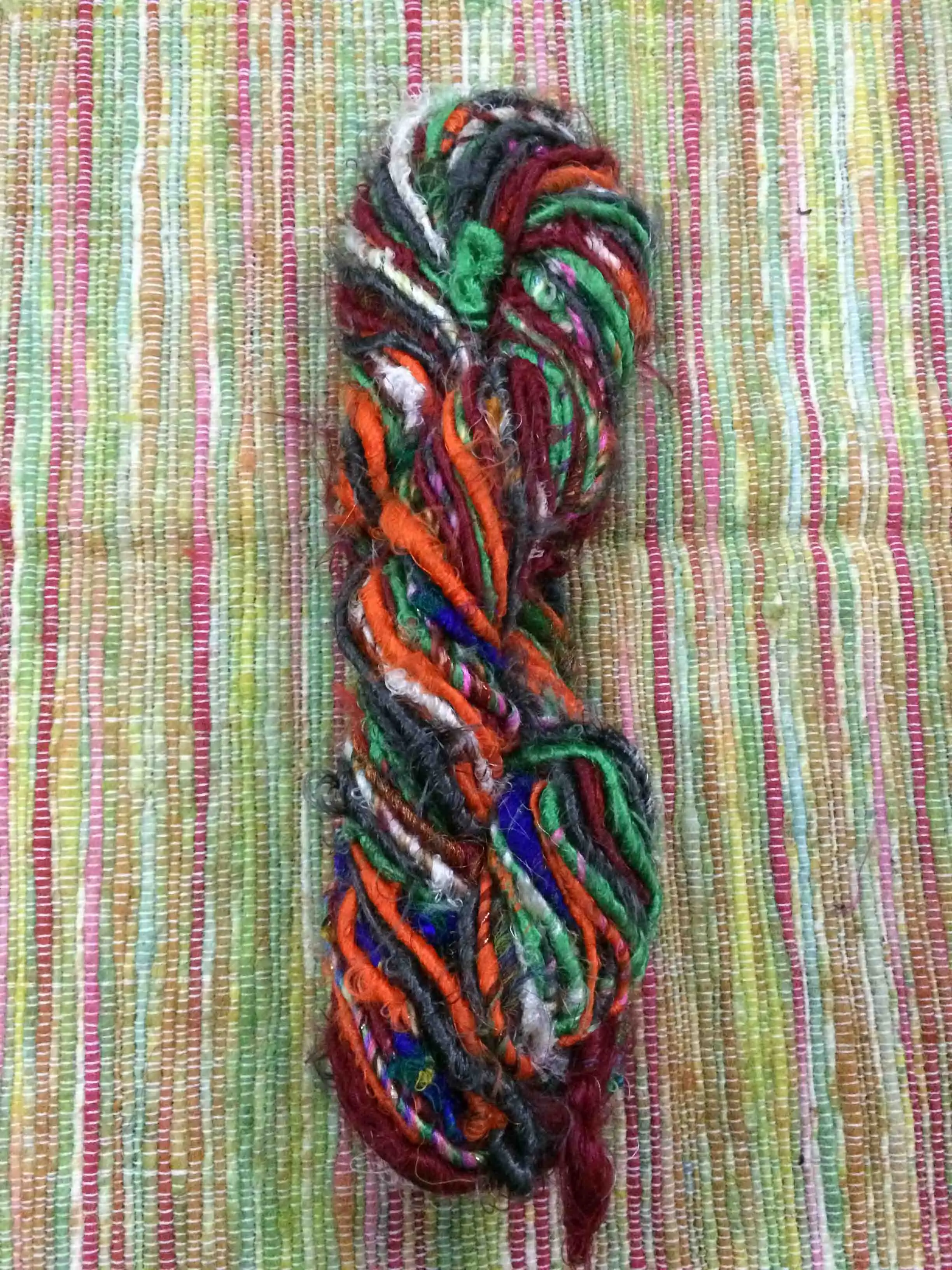 Sari Silk Yarns in Multi colours