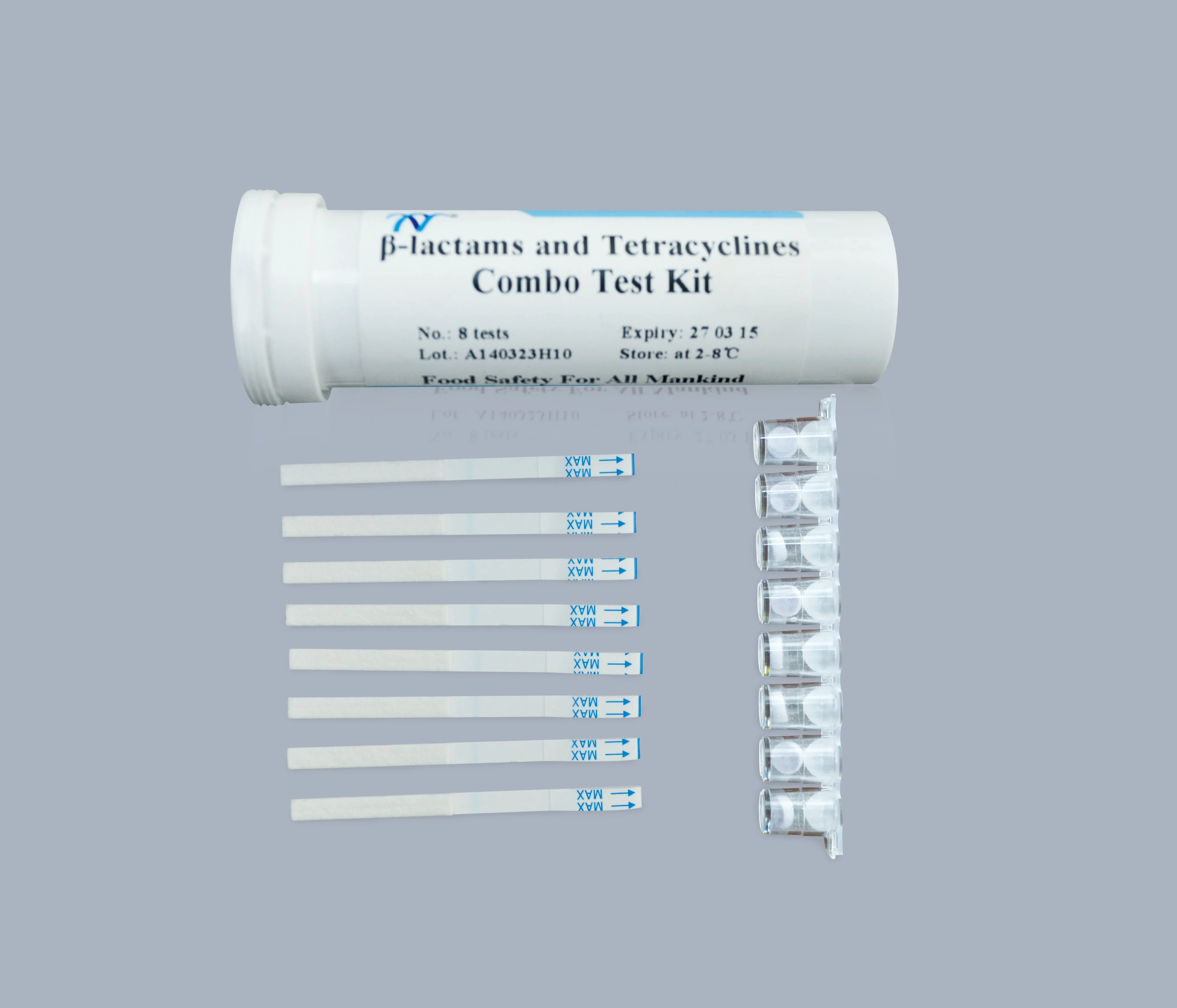 
Antibiotic residues test kit/ Beta-Lactam and Tetracycline 2 in 1 milk test kits/dairy testing 