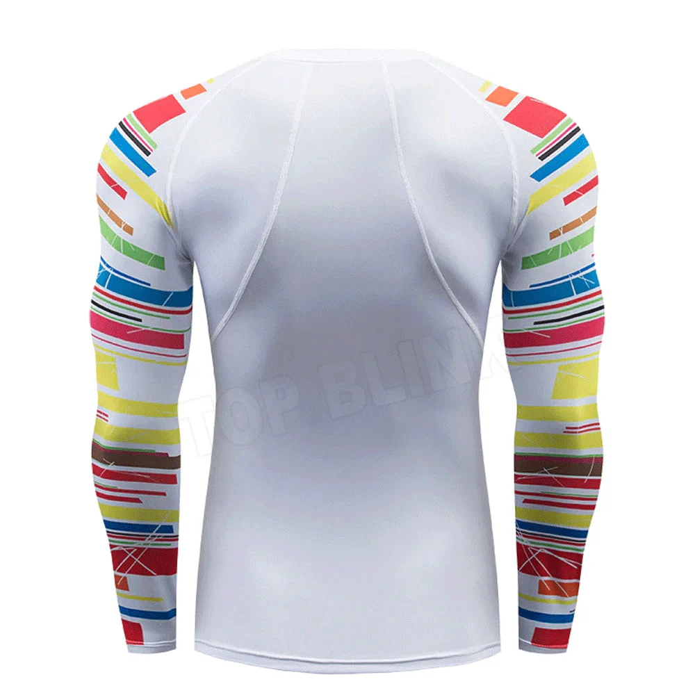 High Quality  Men Swimming Rash Guard Compression Tops Wholesales Men T Shirt