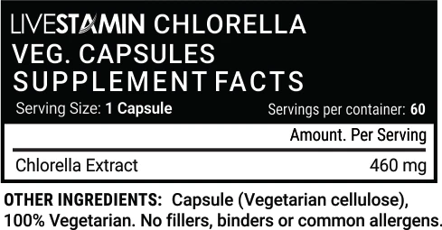Chlorella  Extract Capsules 460mg vulgaris pyrenoidosa Chlorophyll For High cholesterol Private Label Supplement GMP ISO