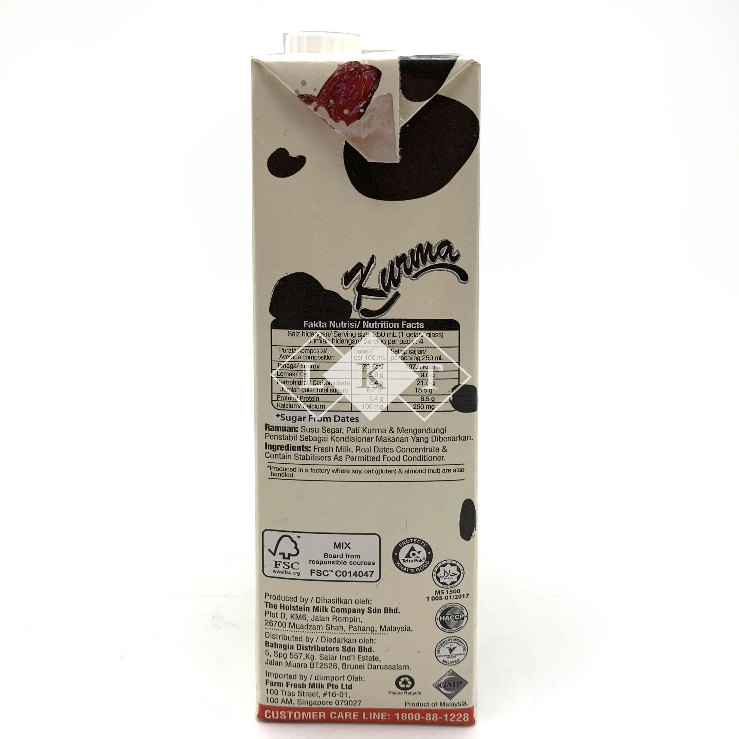 Farm Fresh Milk with Dates 1L