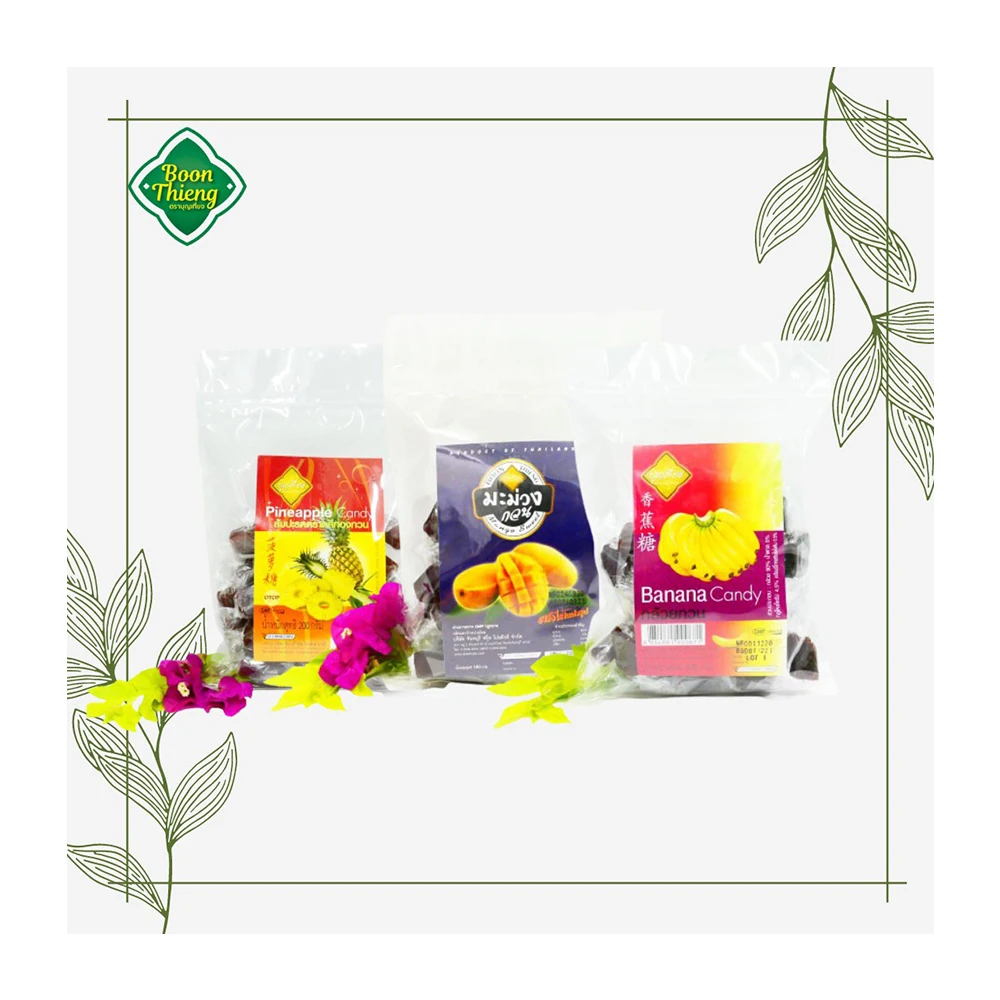 Набор конфет Премиум-Качества, банановая паста, ананасовая паста и манго