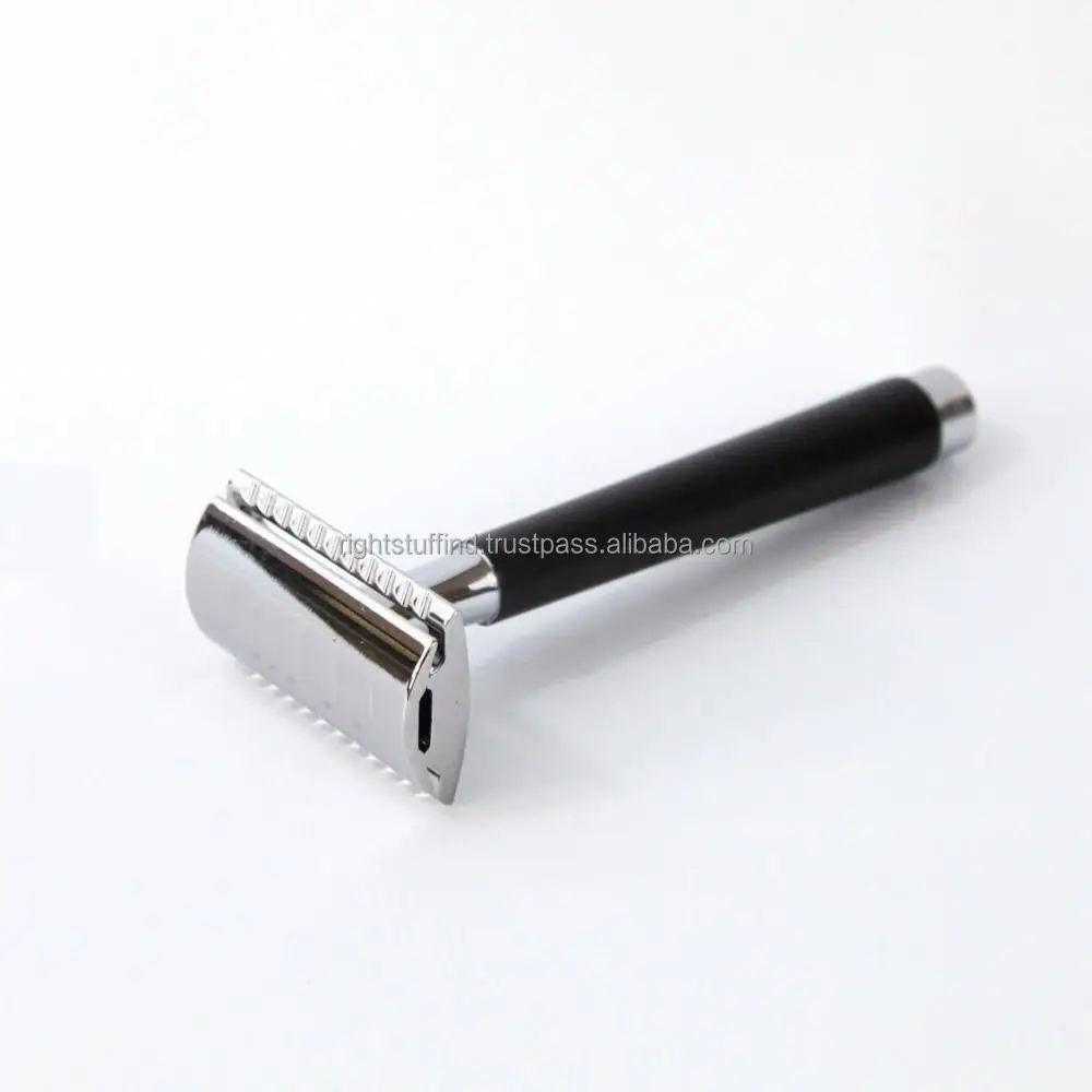 Double Edge Safety Razor Traditional Shaving Razor Blades Barber Shaver Long Handle Shaving/Styling Beard Double Edge Safety