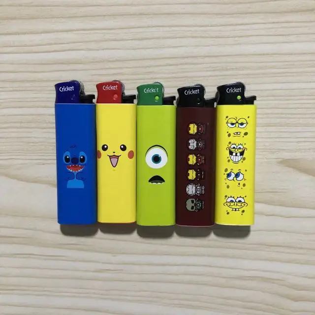 Factory Custom Bulk Cheap Plastic Gas Disposable Cricket Lighters.