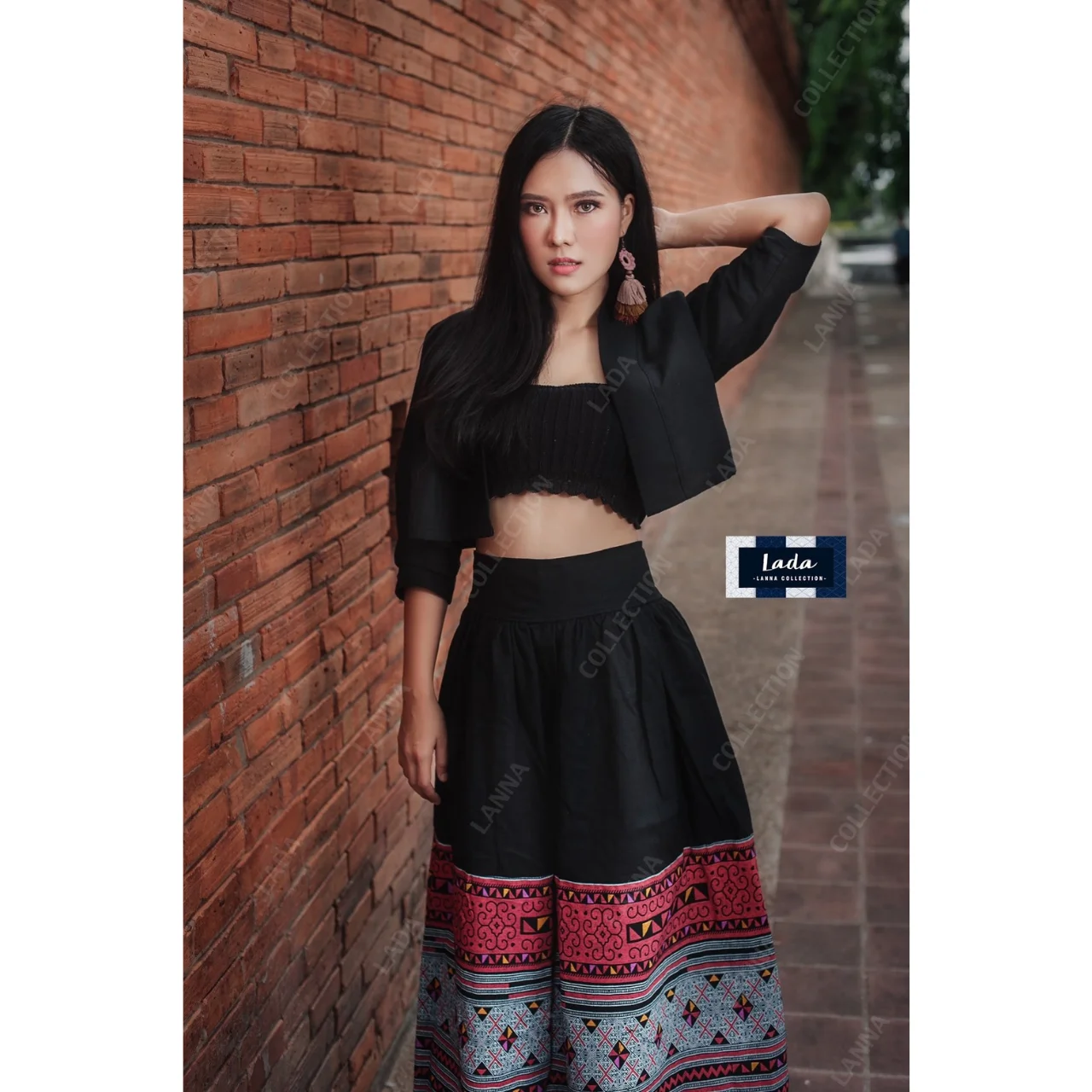 Бестселлер тайские повседневные женские платья премиум-класса ручная работа Лада Лана коллекция 027 набор кроп-Mong