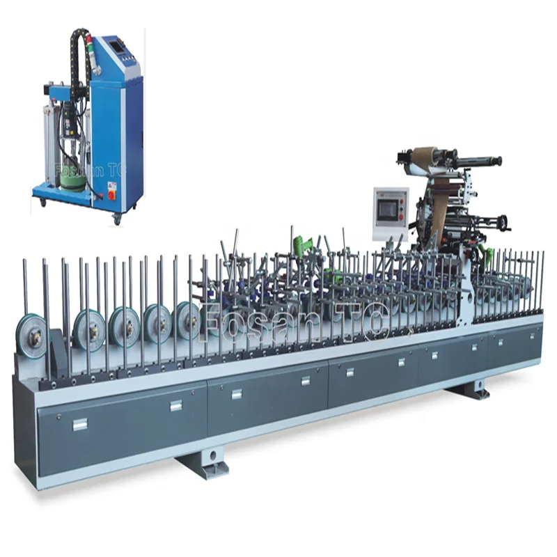 Машина для ламинирования клей Pur для Wpc/ПВХ/пенопласта/фанеры/МДФ/алюминия, лидер продаж 2019, сертификат PLC CE TC