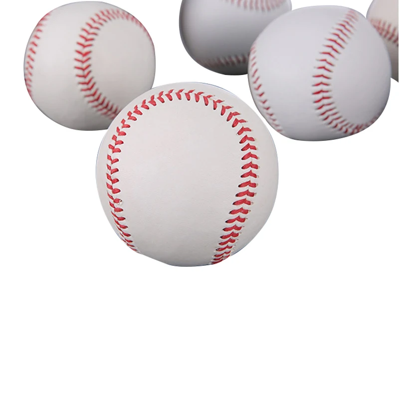Бейсбольные мячи с логотипом на заказ недорогие прочные бейсбольные из кожи высшего качества официальной команды