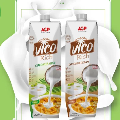 Aseptic coconut cream from Thailand..