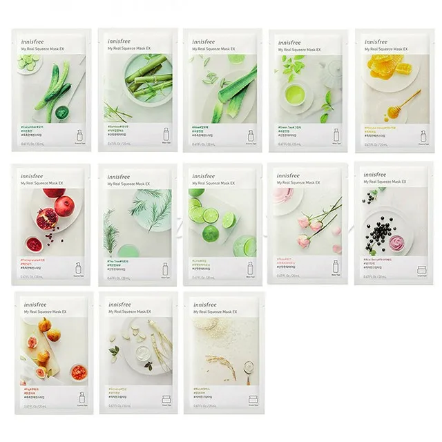 
[INNISFREE] My Real Squeeze Mask sheet, 13 types / Korean cosmetic Skin Care 