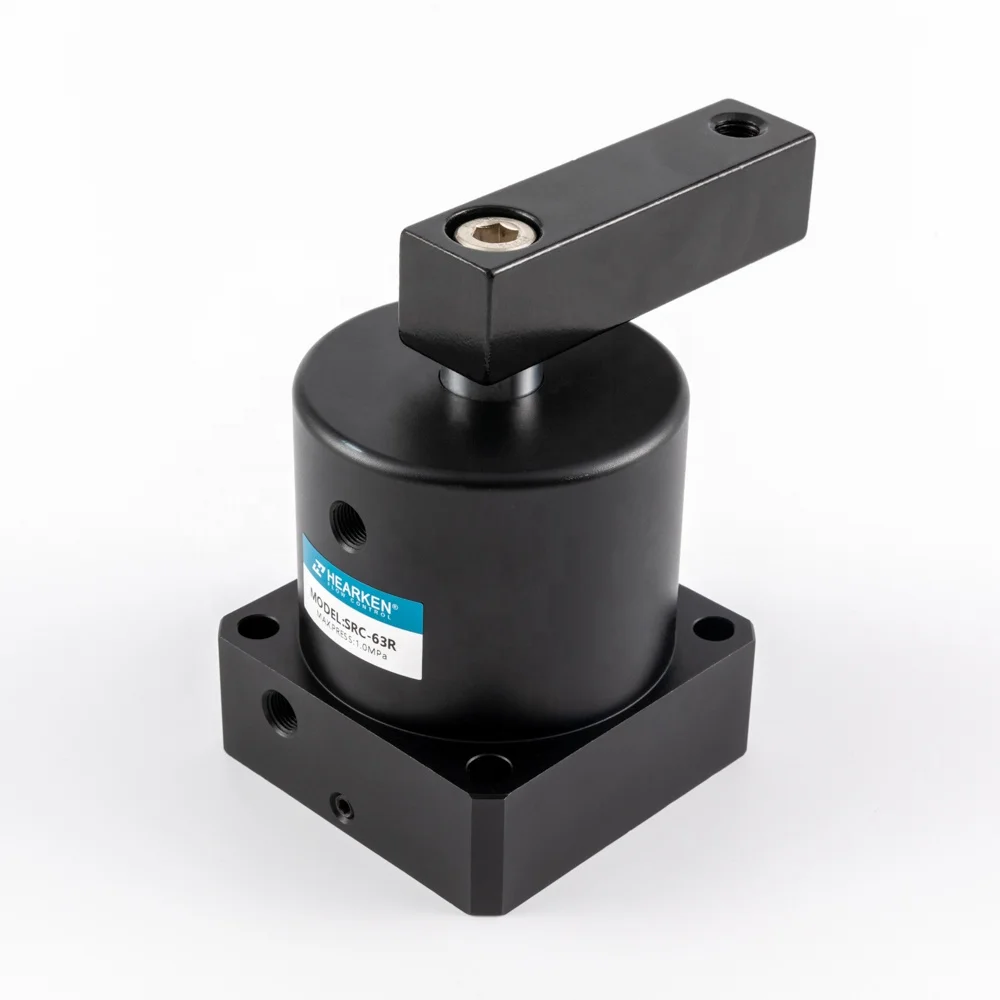 SRC Series Factory Supply 25mm 40mm 50mm Swing Twist Clamping Hydraulics Rotating Air Pneumatic Rotary Cylinder