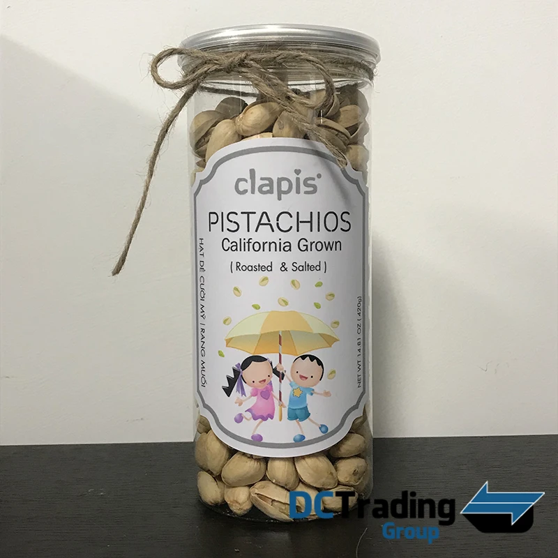 
Original Salted Pistachios 420g Green Nut Premium Style Model HACCP with Premium Style Packaging 