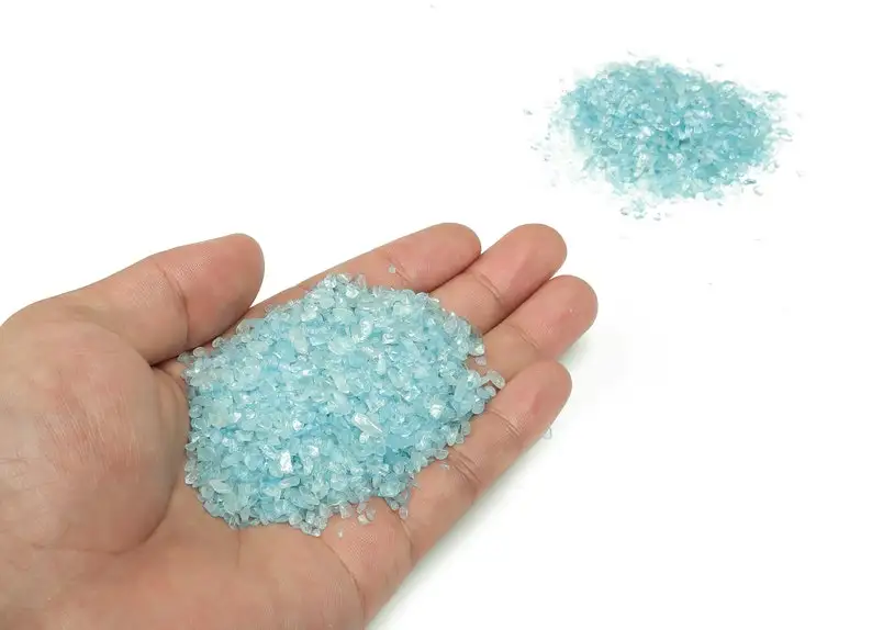 Чипсы лечебные драгоценные камни Кристальные чипсы аквамарин камень фэн-шуй украшение для дома любовь резные украшения подарок гравировка пепельница