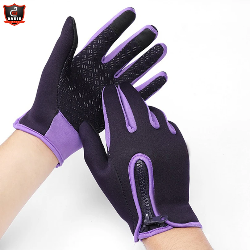 Водонепроницаемые зимние теплые перчатки для сенсорного экрана мужчин и женщин лыжные