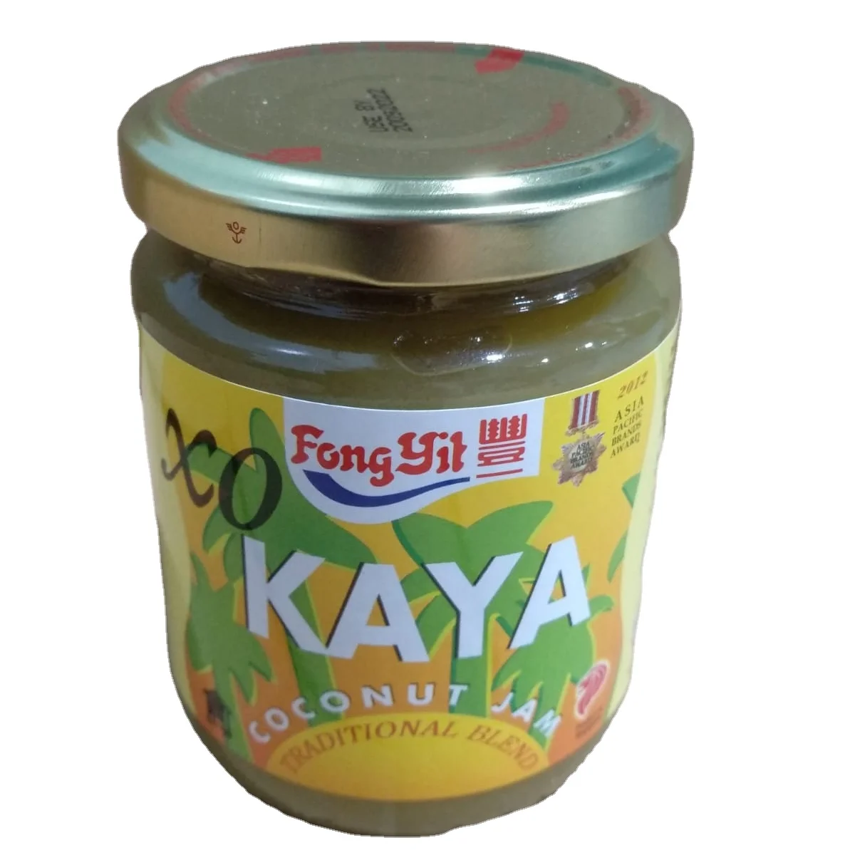 OEM ISO Certification with 12 Months Shelf Life Ambient Storage 270G Bottle Fong Yit Traditional XO Kaya Bread Sauce