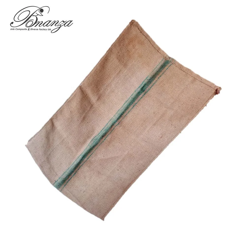 Hydro Carbon Free Vegetable oil treated B Twill Jute Bag of 44 Inch by 26.5 Inch for Coffee/Cocoa